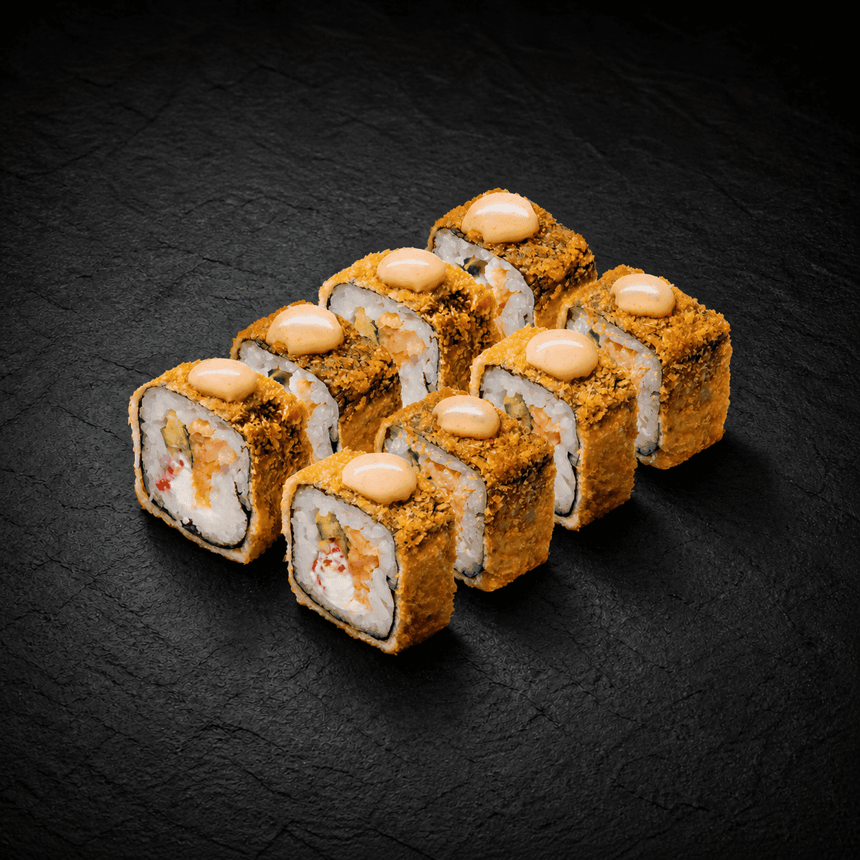 Hot salmon roll