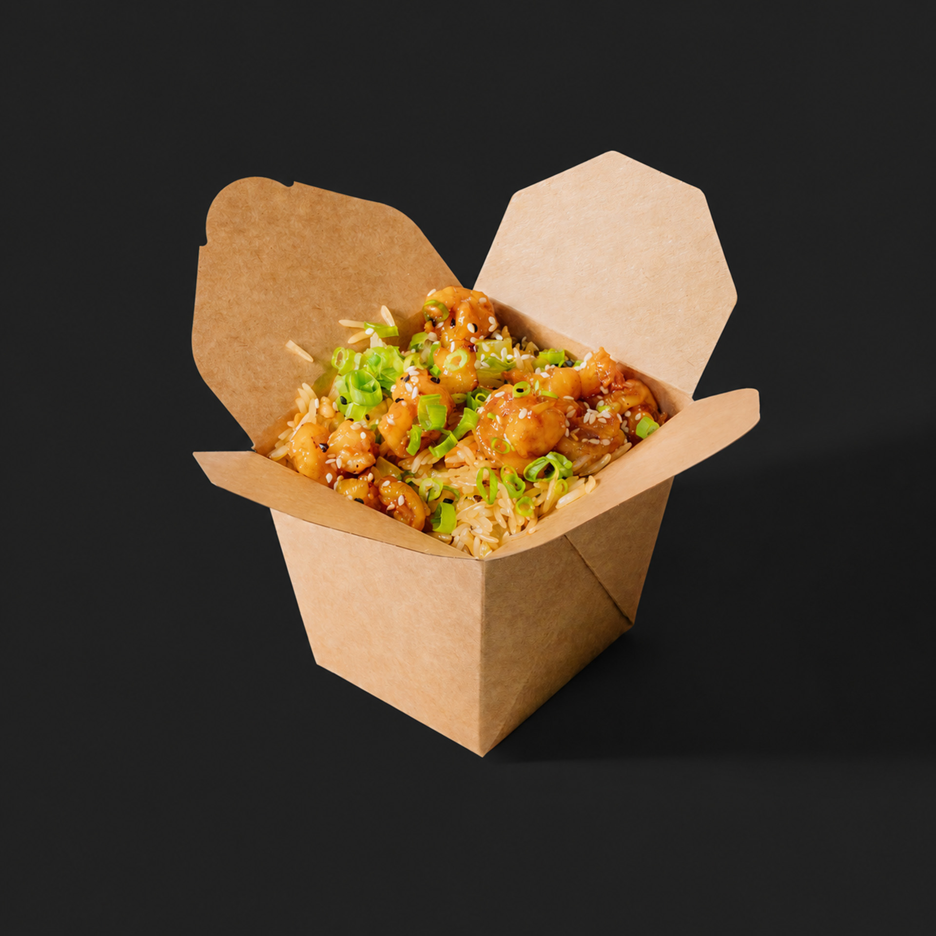 Rice with shrimp