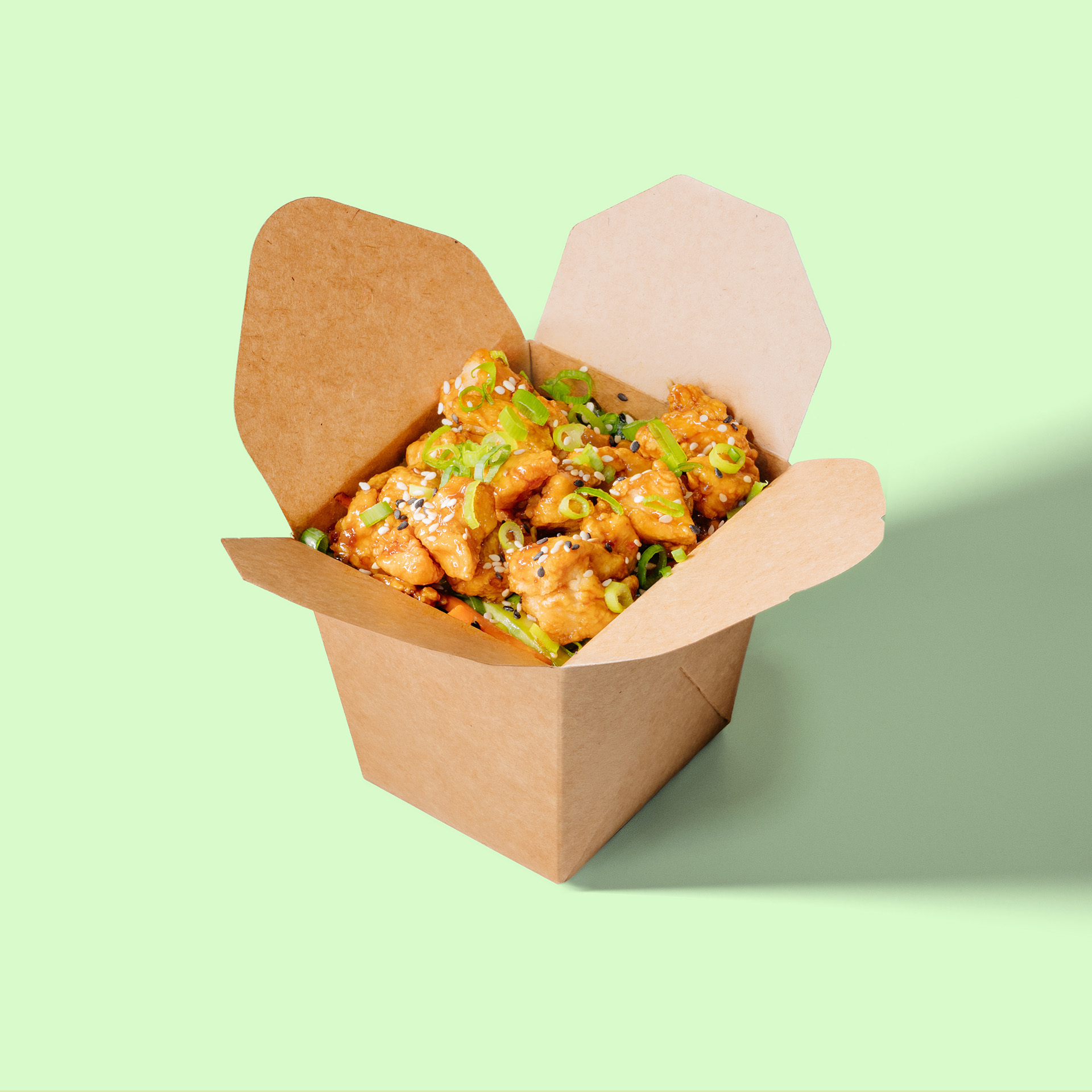Noodle & chicken popcorn