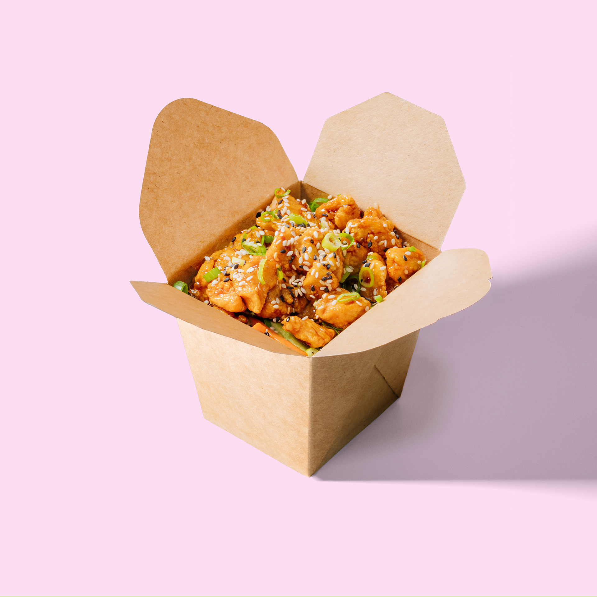 Noodle & chicken popcorn teriyaki