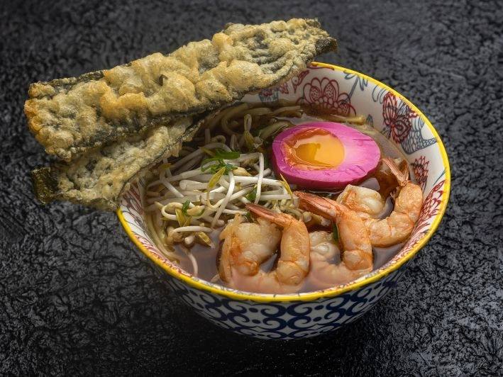 Суп Рамен з креветками