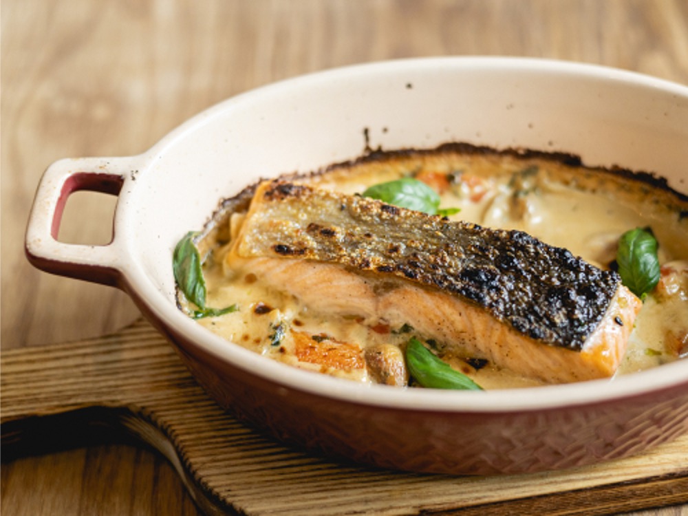 Лосось у віденському соусі