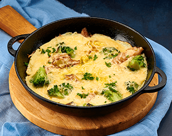 Омлет з брокколі