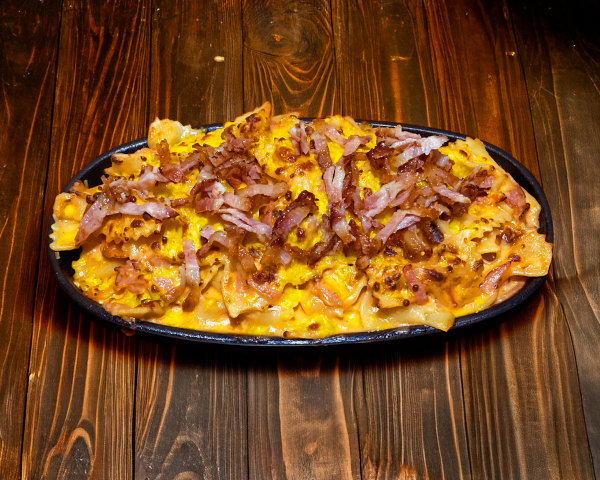 Мак і чіз з хрумким беконом