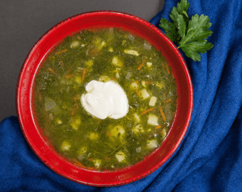 Борщ зелений