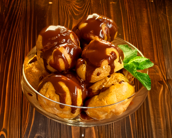 Профітролі з шоколадом