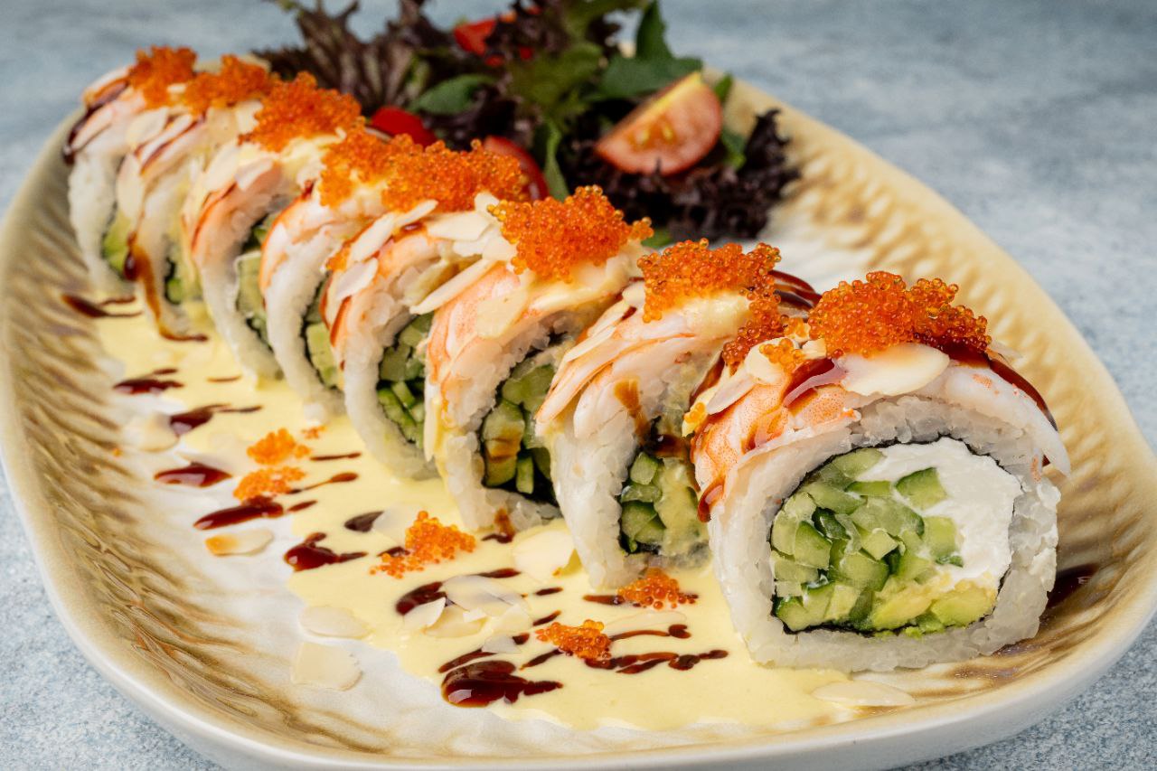 Тропічний шрімп рол