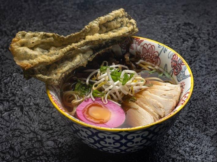 Суп Рамен з куркою сувід