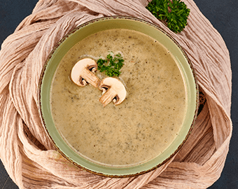Крем-суп грибний