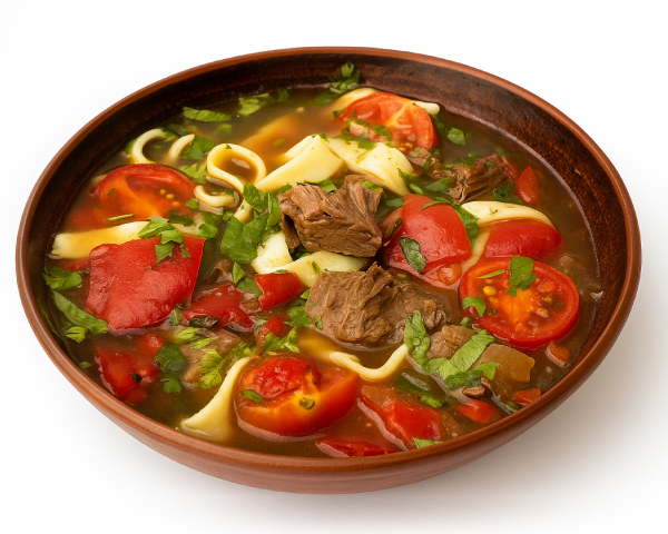 Лагман з телятиною