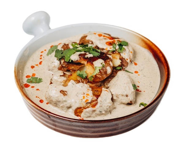 Печена картопля з соусом чкмерулі