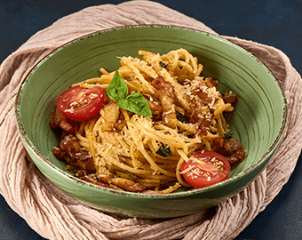 Спагеті з соусом Карбонара