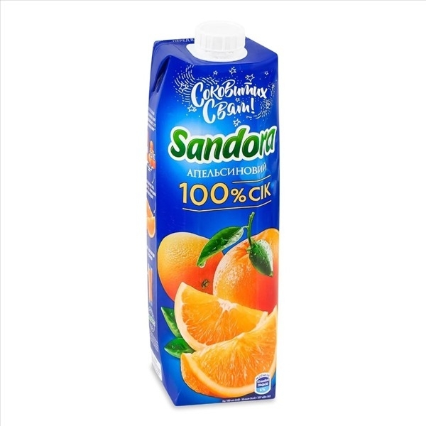 Напій сік Sandora Апельсин 0.95 л.