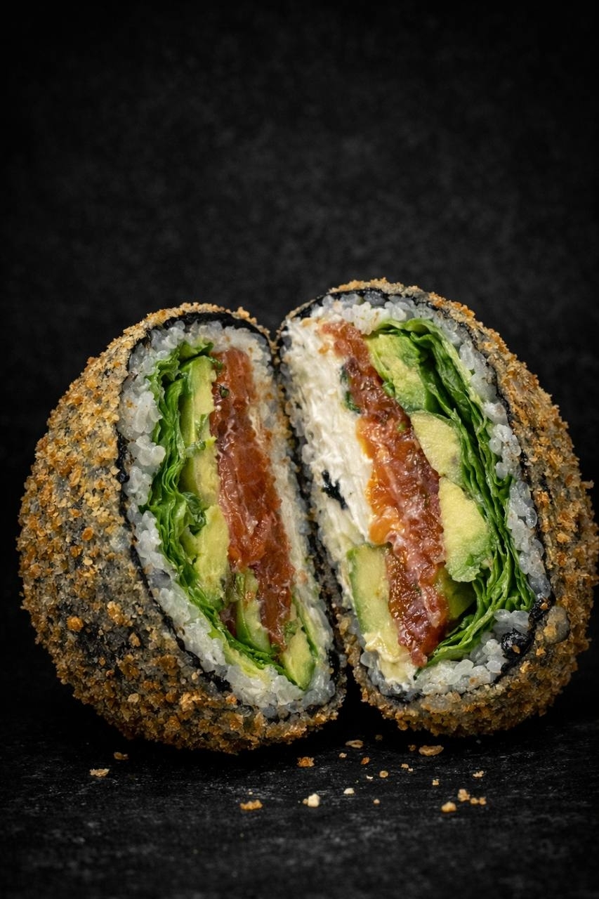 Burger Sushi Somon