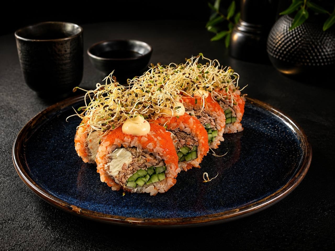 California Cu Somon Teriyaki